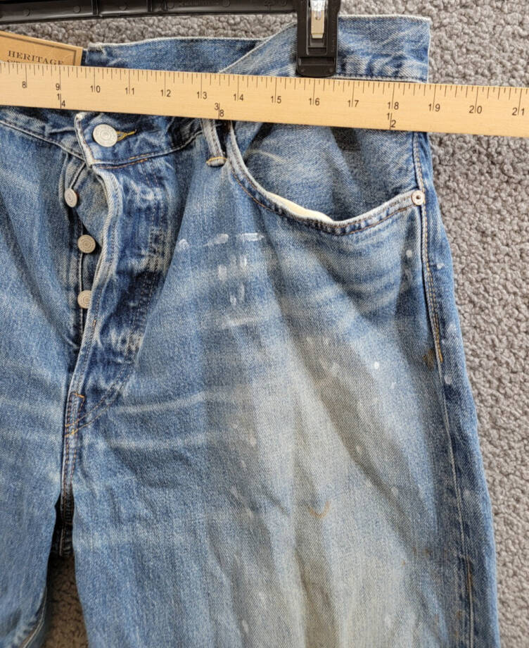 Polo Ralph Lauren Heritage Straight-Fit Distressed Jeans Men's 38x32 Habana~