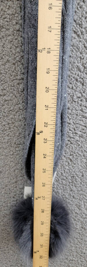 Adrienne Landau Wool The Lyla Scarf Women's One Size Storm Front
