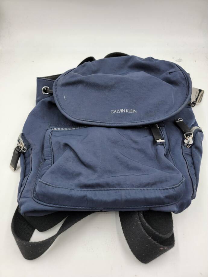 Calvin Klein Kimberly Nylon Backpack Women's One Size Navy Flap Closure