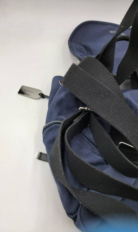 Calvin Klein Kimberly Nylon Backpack Women's One Size Navy Flap Closure