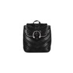 Circus by Sam Edelman Carmen Quilted Faux Leather Backpack Women's Black Solid