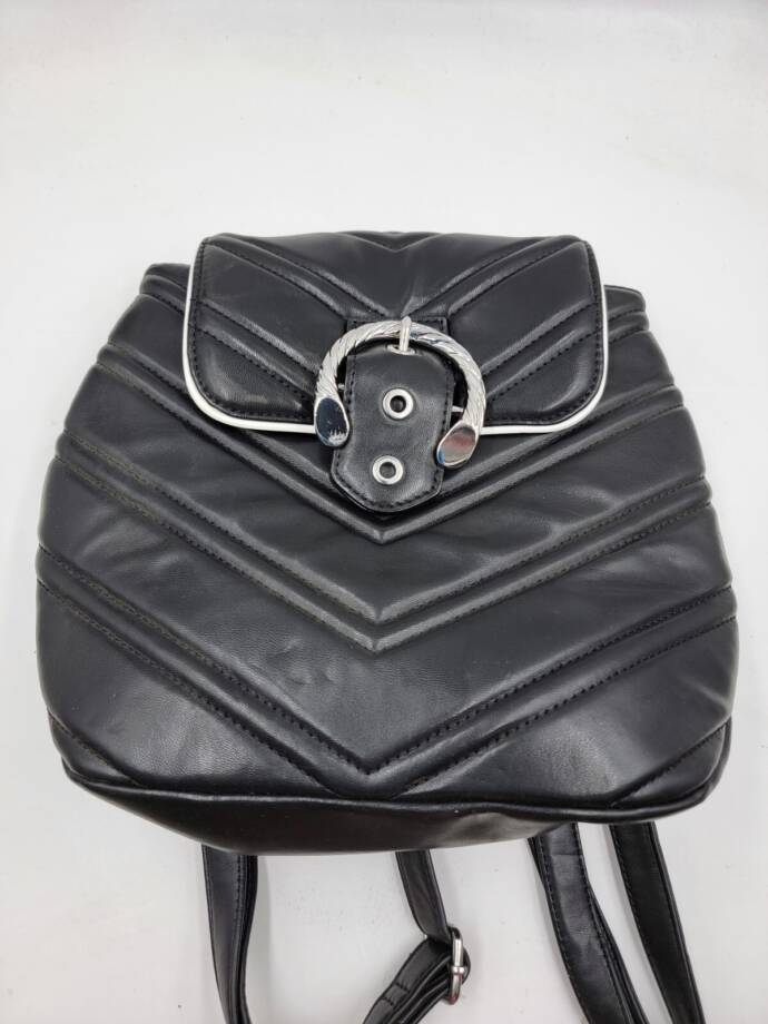 Circus by Sam Edelman Carmen Quilted Faux Leather Backpack Women's Black Solid