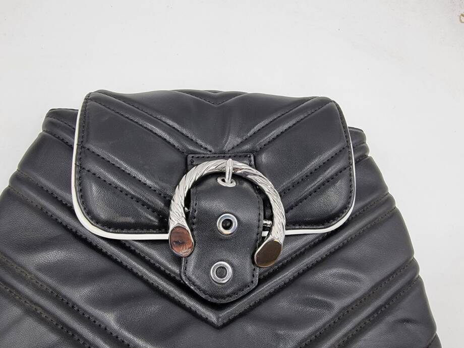 Circus by Sam Edelman Carmen Quilted Faux Leather Backpack Women's Black Solid