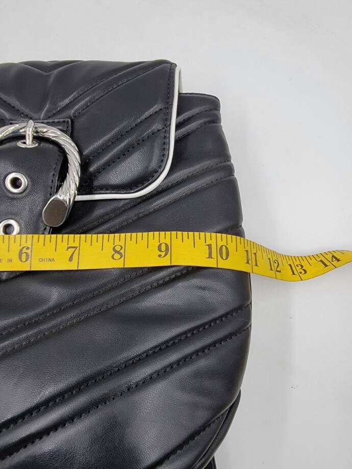 Circus by Sam Edelman Carmen Quilted Faux Leather Backpack Women's Black Solid