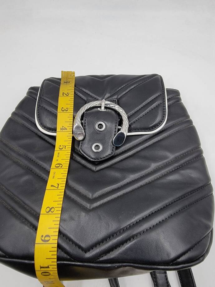 Circus by Sam Edelman Carmen Quilted Faux Leather Backpack Women's Black Solid