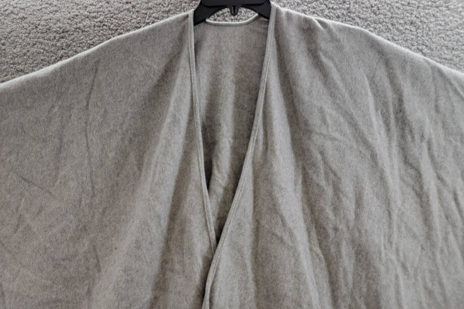rag & bone Cashmere Poncho Women's One Size Heather Grey