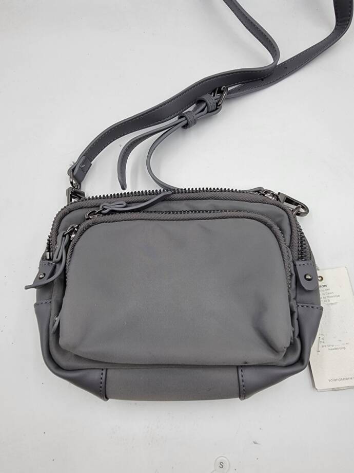 SOL AND SELENE Pristine Crossbody Bag Women's Slate Gray Adjustable Strap