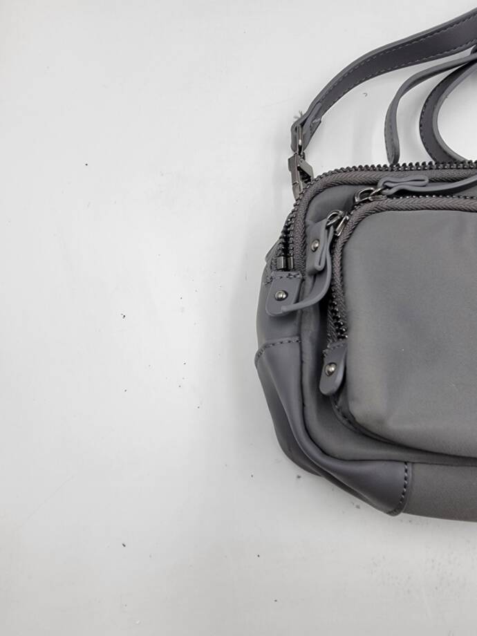 SOL AND SELENE Pristine Crossbody Bag Women's Slate Gray Adjustable Strap