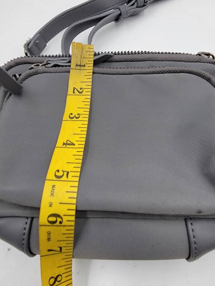 SOL AND SELENE Pristine Crossbody Bag Women's Slate Gray Adjustable Strap