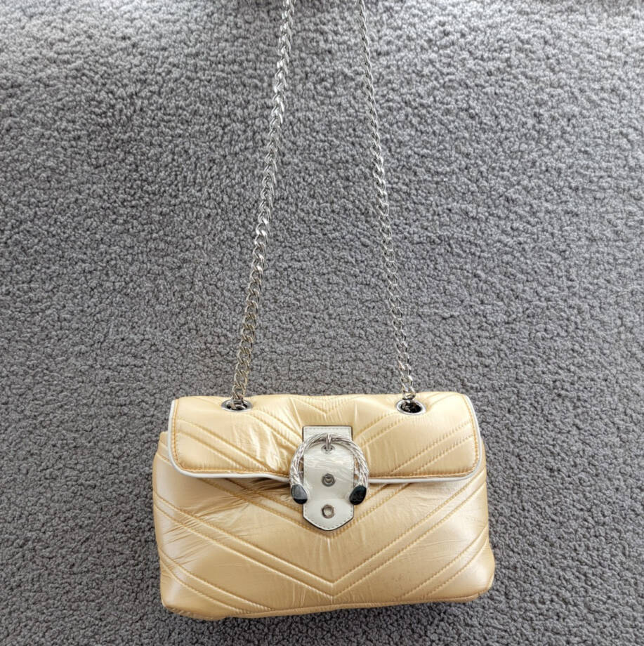 Circus by Sam Edelman Carmen Nylon Shoulder Bag Women's Lemon Wash Magnetic