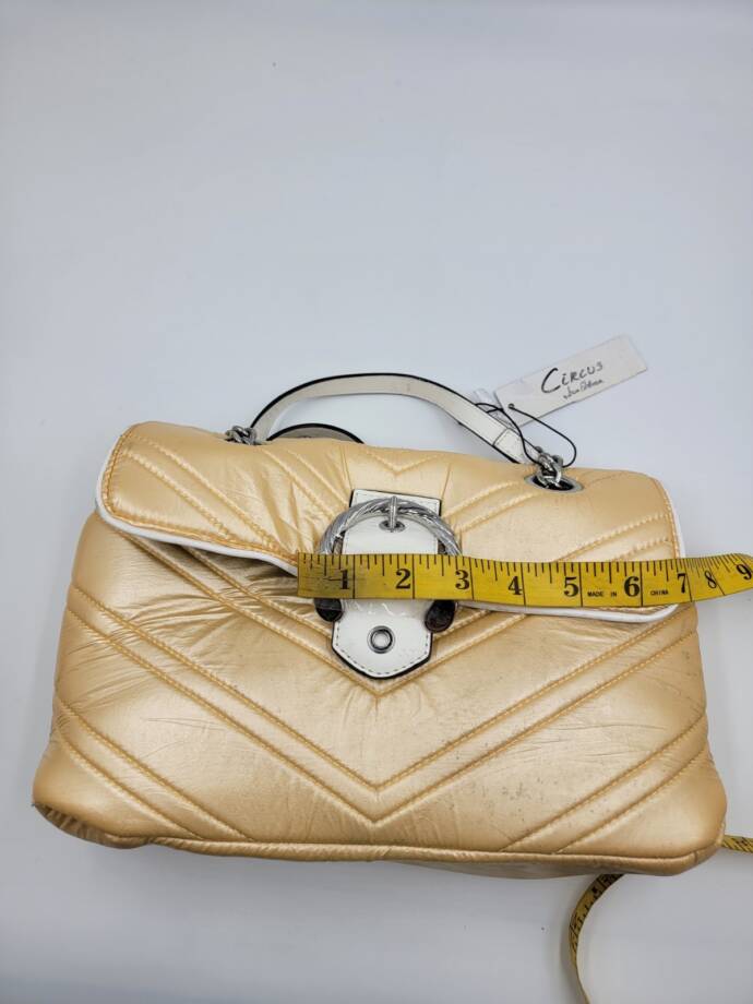 Circus by Sam Edelman Carmen Nylon Shoulder Bag Women's Lemon Wash Magnetic