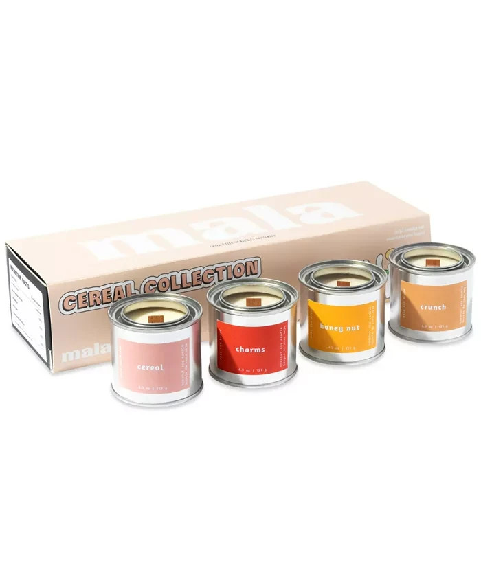 MALA THE BRAND 4-Pc. Cereal Candle Gift Set, 4-Oz. Each