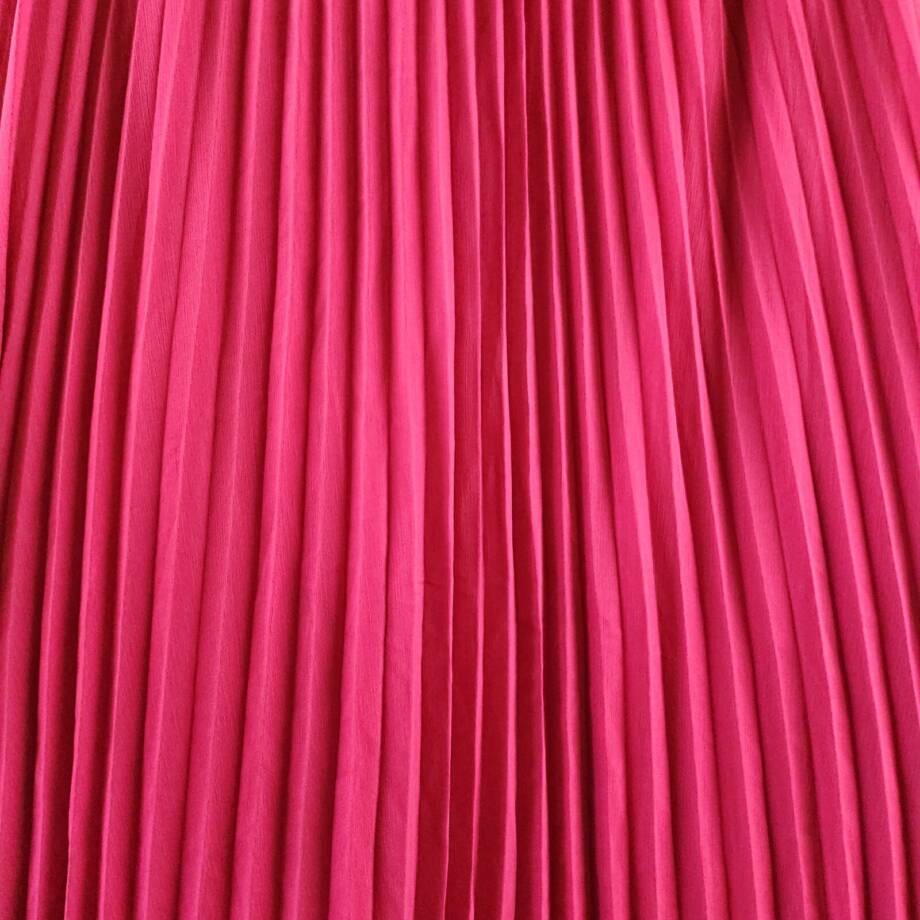 Adrienne Landau Onyx Pleated Skirt Women's XS Vivacious Solid Back Zip Closure
