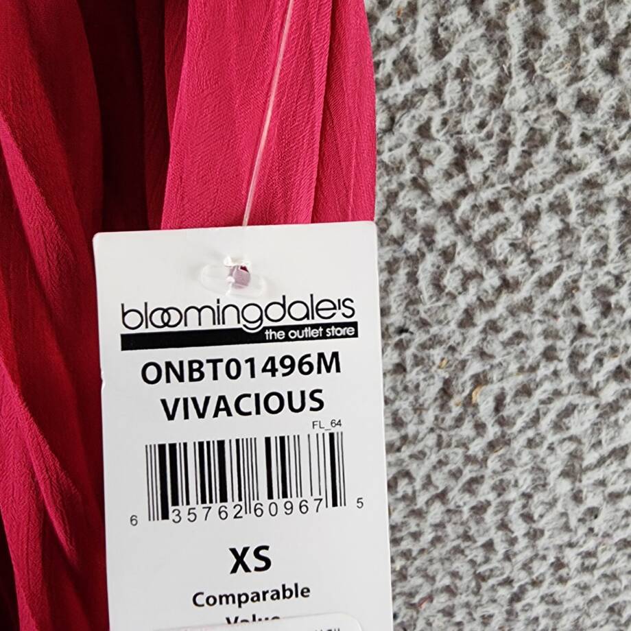 Adrienne Landau Onyx Pleated Skirt Women's XS Vivacious Solid Back Zip Closure