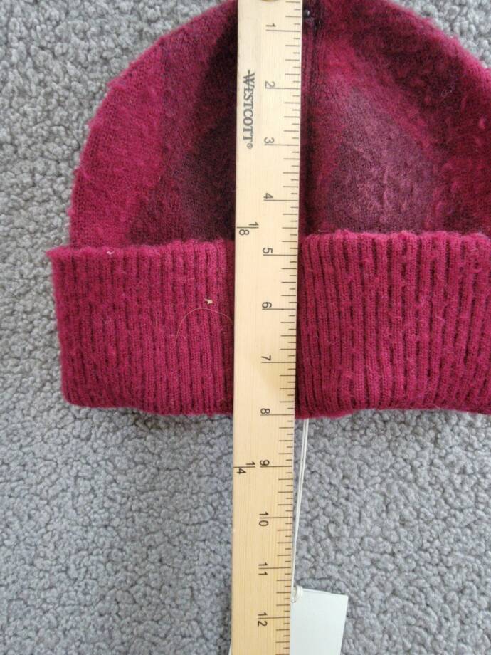 Burberry Argyle Jacquard-Woven Wool Beanie Women's Ripple Plum