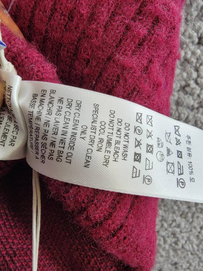 Burberry Argyle Jacquard-Woven Wool Beanie Women's Ripple Plum