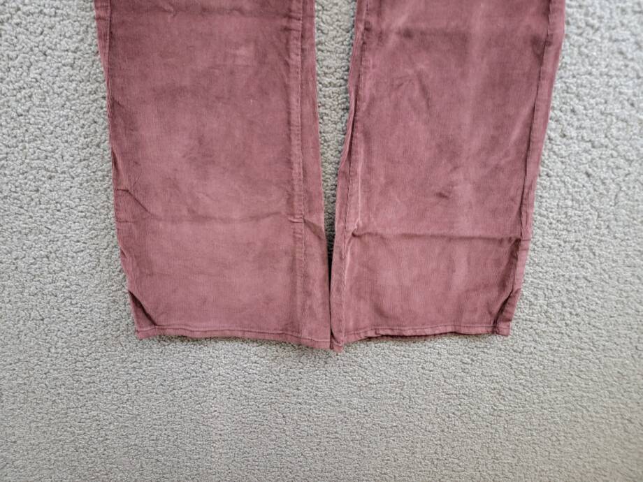 Free People Jayde Cord Flare Jeans Women's 25 Chocolate Truffle Solid High Rise