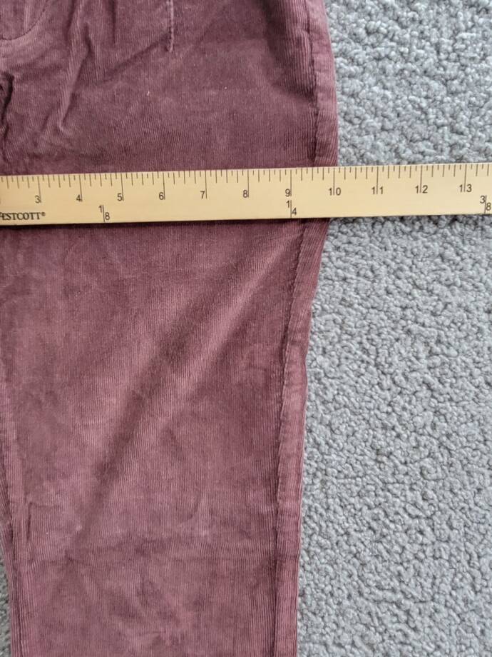 Free People Jayde Cord Flare Jeans Women's 25 Chocolate Truffle Solid High Rise