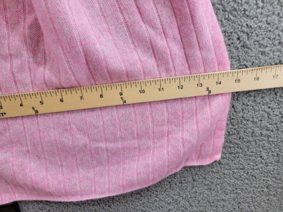 Charter Club Ribbed 100% Cashmere Scarf Women's One Size Bubblegum Heather