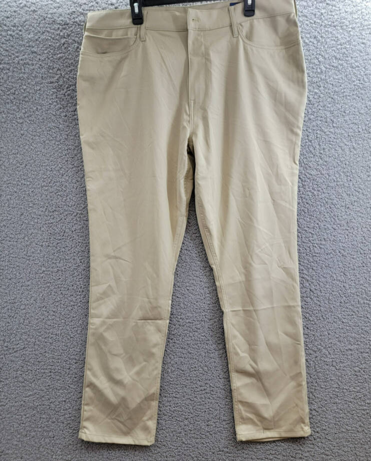 Polo Ralph Lauren Slim-Fit Performance Chino Pants Men's 40x32 Classic Khaki +