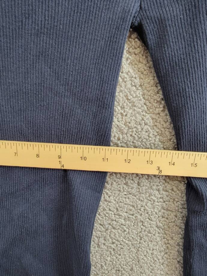 Lauren Ralph Lauren Petite Ribbed Turtleneck Sweater Womens PXS Navy Long Sleeve