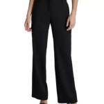 DKNY Petite Mid-Rise Straight-Leg Cargo Pants Women's 2P Black Zip Hook & Bar