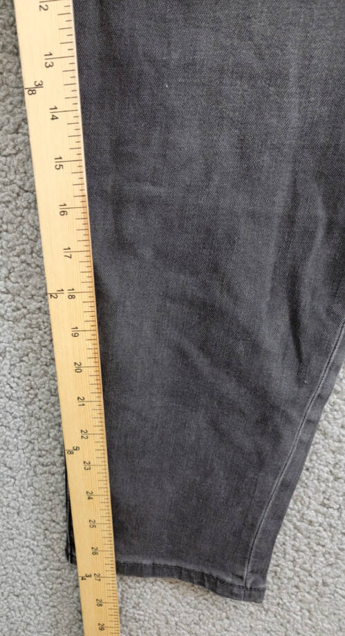Lauren Ralph Lauren Plus-Size Skinny Ankle Jeans Women's 22W Empire Black Wash~