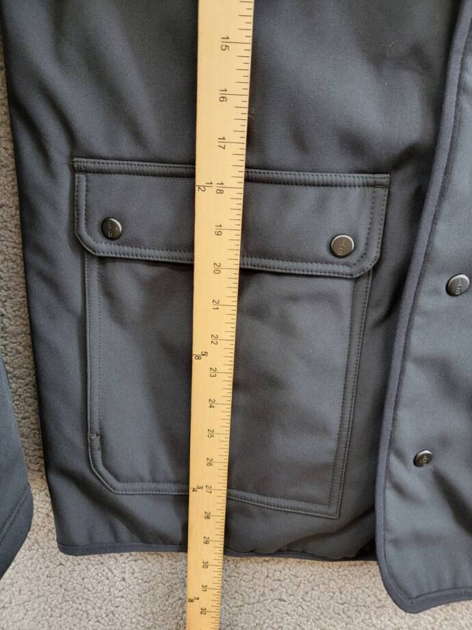 BASS OUTDOOR Storm System Barn Removable Hood Jacket Men's M Black Beauty L/S