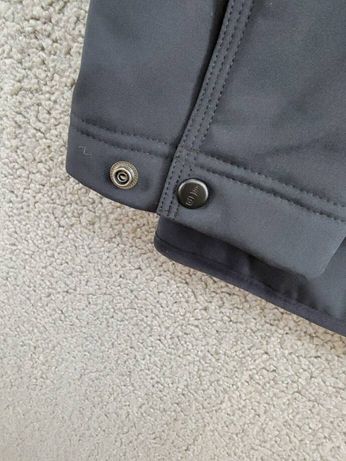 BASS OUTDOOR Storm System Barn Removable Hood Jacket Men's M Black Beauty L/S