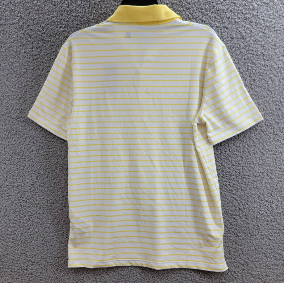 Polo Ralph Lauren Classic-Fit Performance Polo Shirt Men's S White/Yellow Stripe