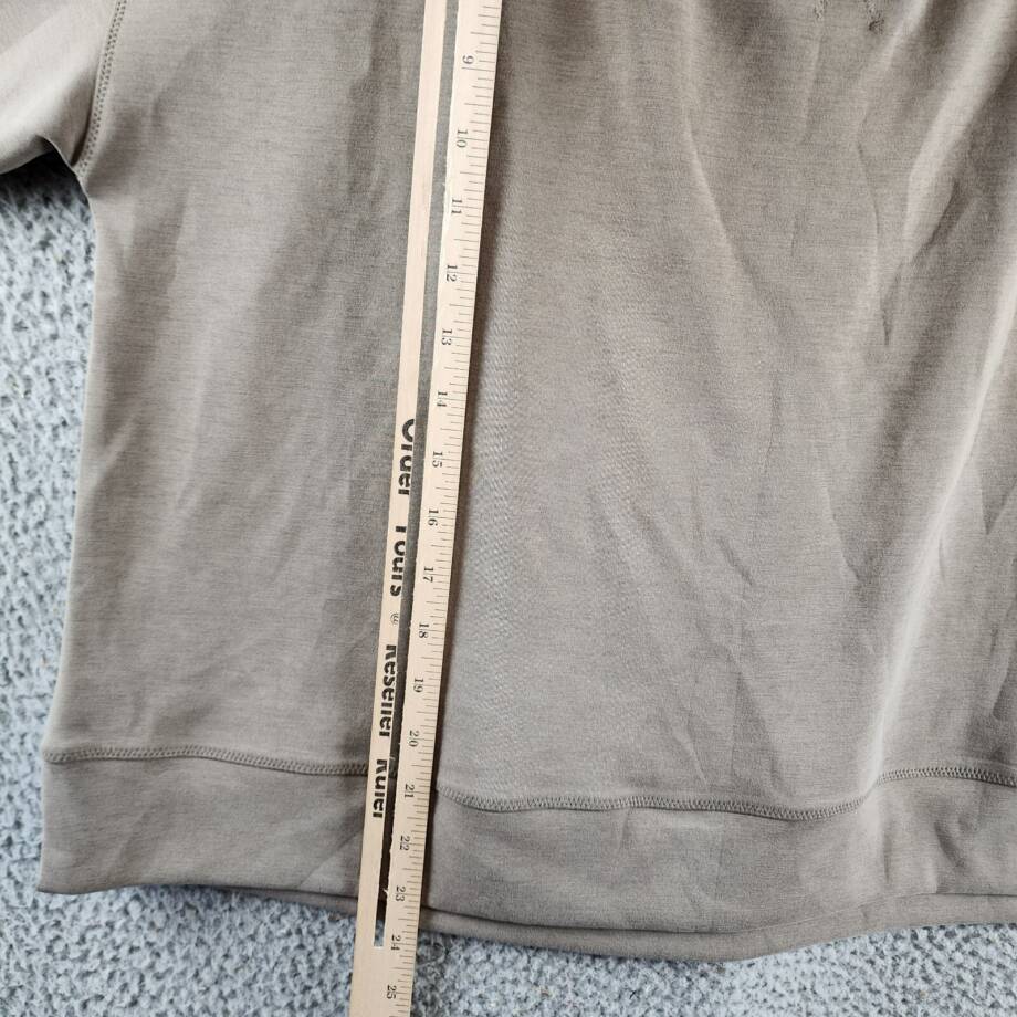 Sweaty Betty Knit Sweatshirt Women's 10 Sand Wash Crew Neck Long Sleeve Pullover