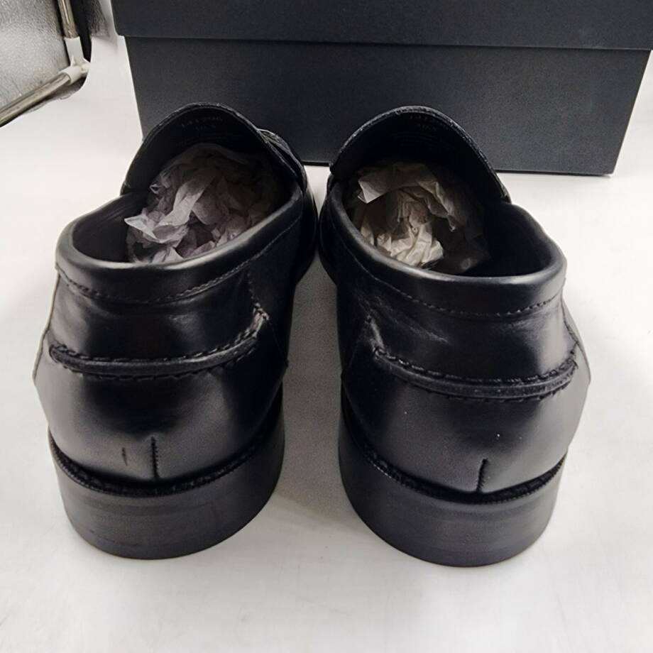 The Men's Store at Bloomingdale's Leather Dress Penny Loafers Men's 10.5 Black
