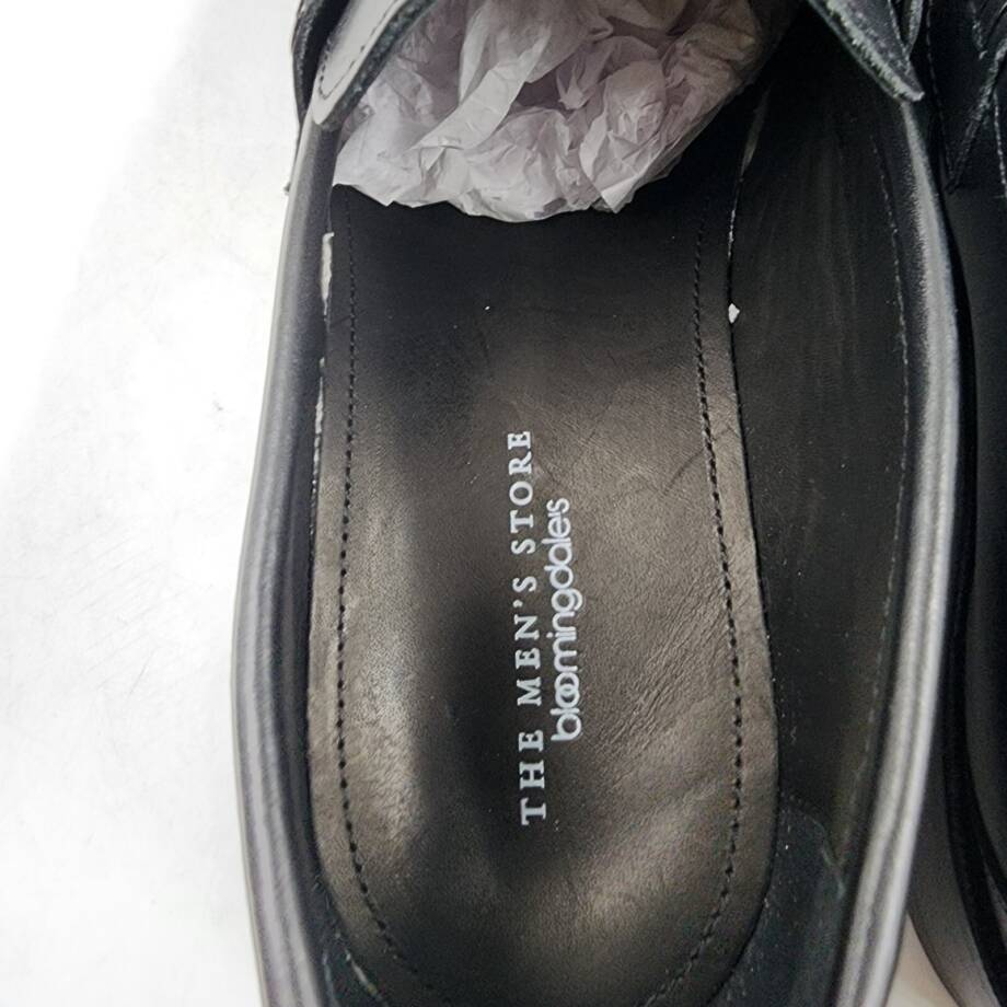 The Men's Store at Bloomingdale's Leather Dress Penny Loafers Men's 10.5 Black