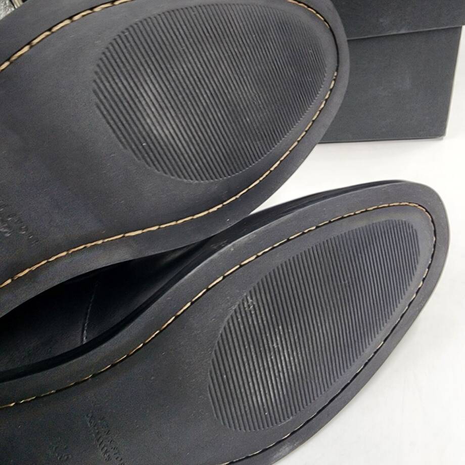 The Men's Store at Bloomingdale's Leather Dress Penny Loafers Men's 10.5 Black