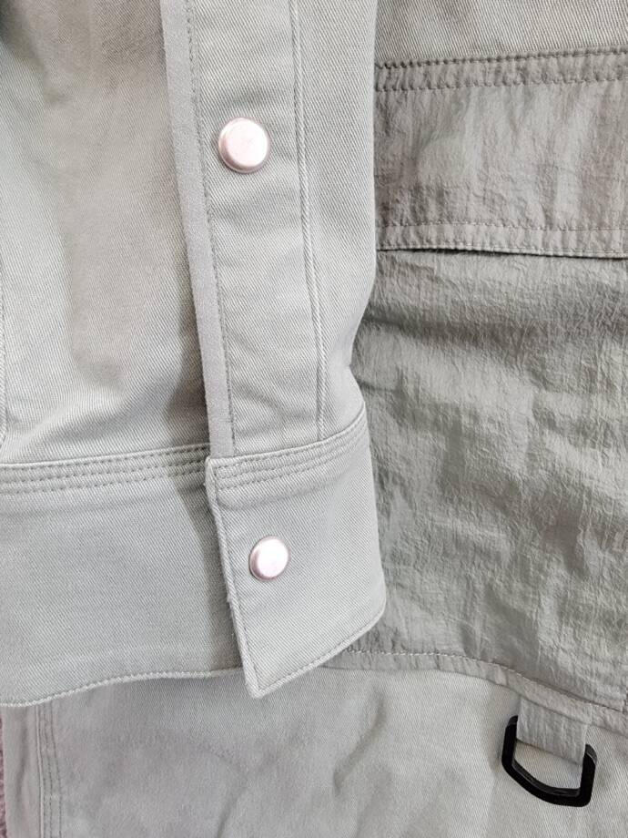 BASS OUTDOOR Relaxed Fit Worker Shirt Jacket Men's S Lily Pad Point Collar L/S