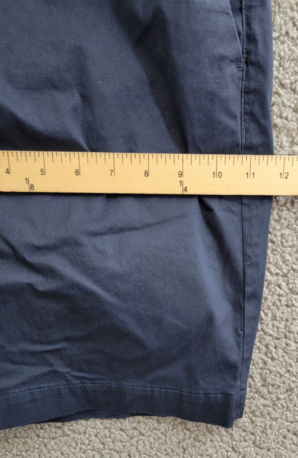 Michael Kors Chino Shorts Men's 29 Midnight Zip Fly & Button Closure Belt Loops