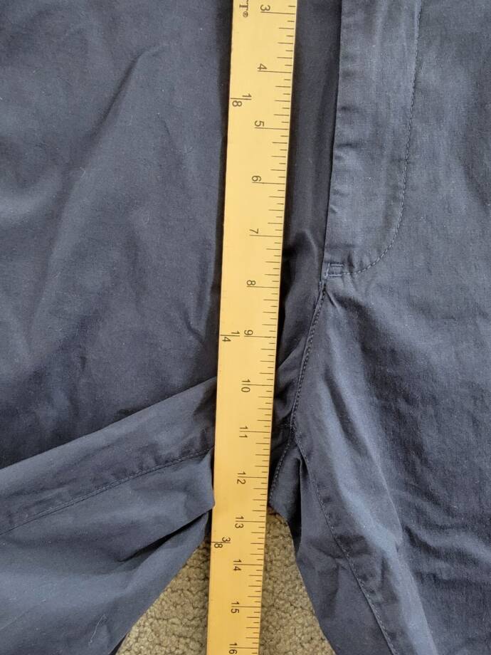 Michael Kors Chino Shorts Men's 29 Midnight Zip Fly & Button Closure Belt Loops