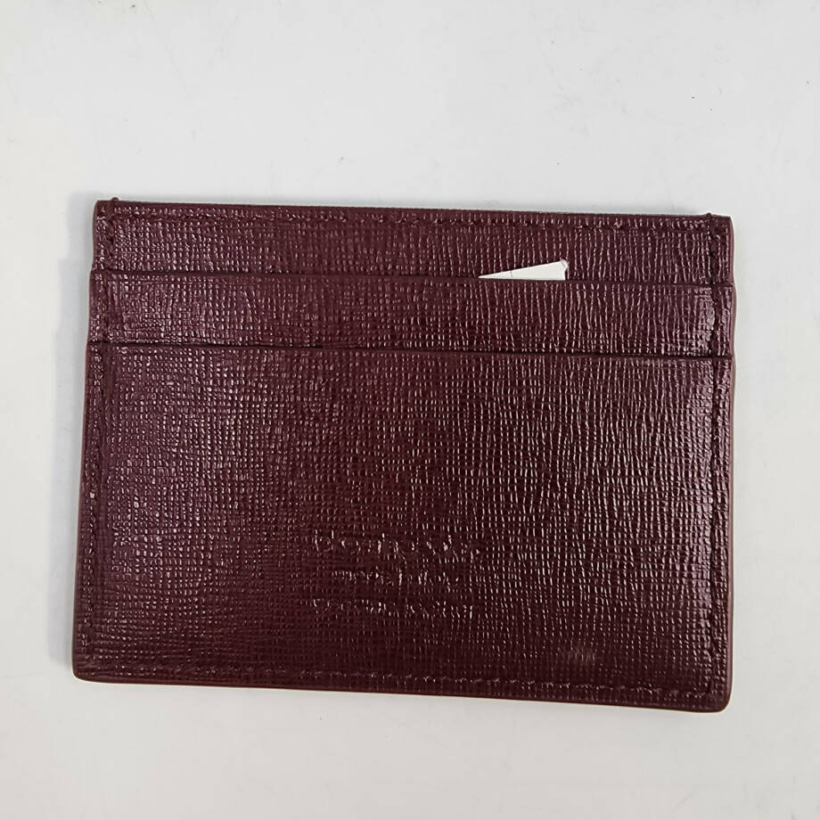 The Men's Store at Bloomingdale's RFID Saffiano Card Case One Size Burgundy