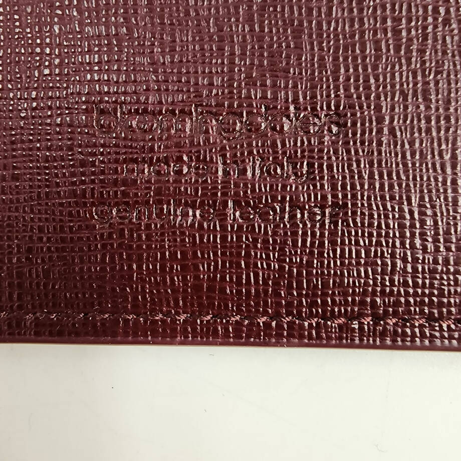 The Men's Store at Bloomingdale's RFID Saffiano Card Case One Size Burgundy