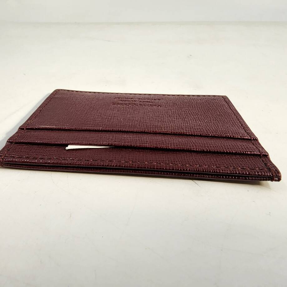The Men's Store at Bloomingdale's RFID Saffiano Card Case One Size Burgundy