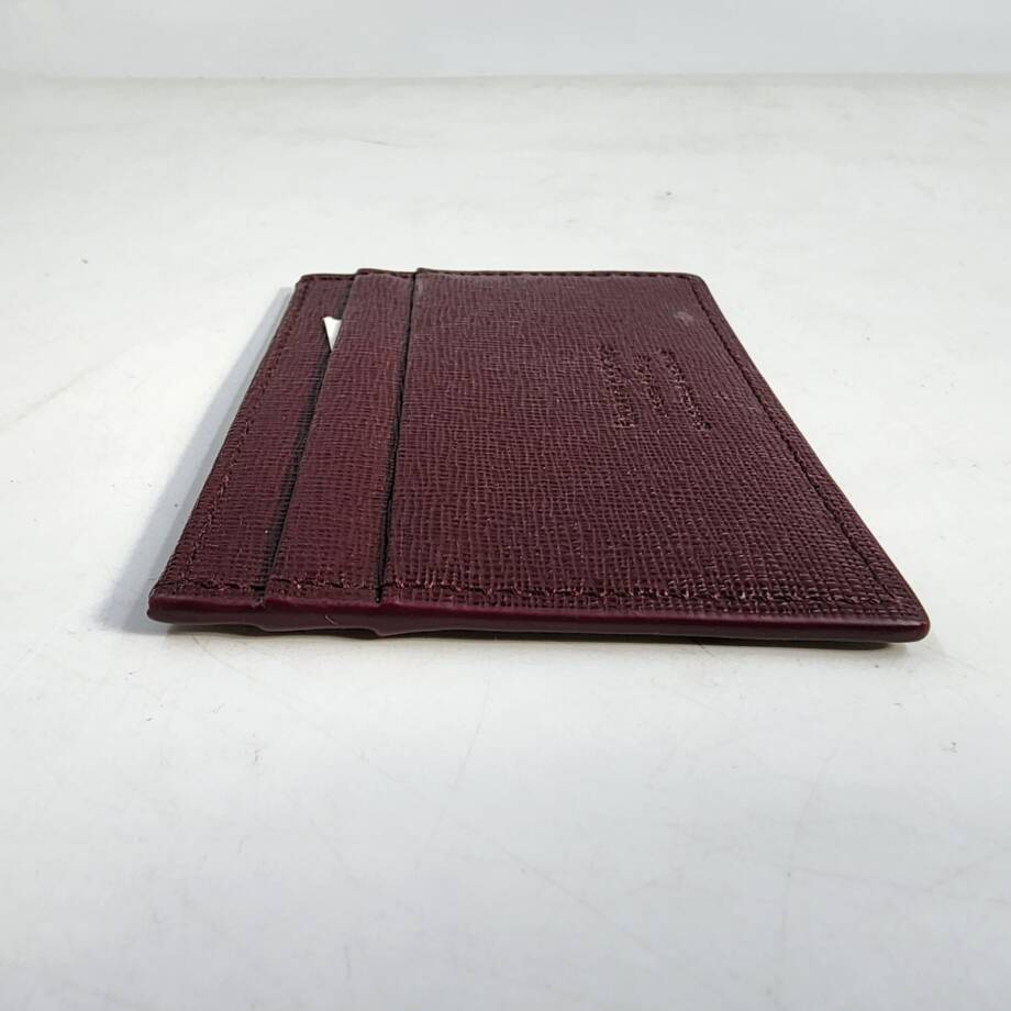 The Men's Store at Bloomingdale's RFID Saffiano Card Case One Size Burgundy