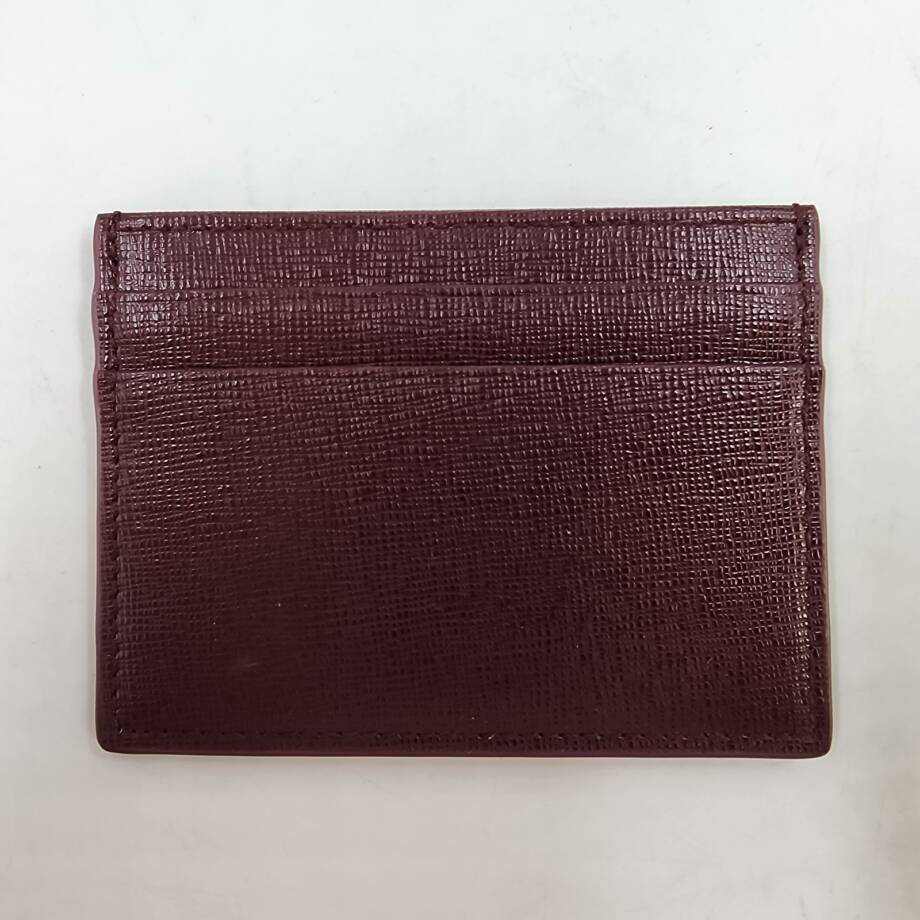 The Men's Store at Bloomingdale's RFID Saffiano Card Case One Size Burgundy