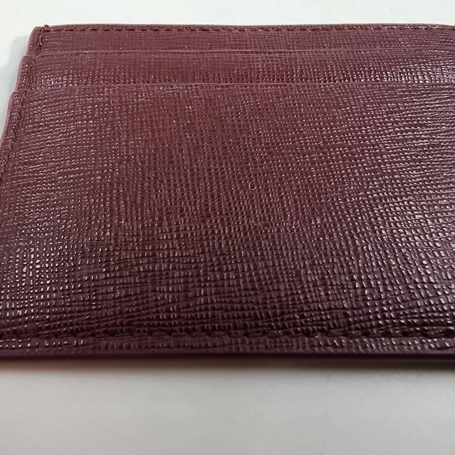 The Men's Store at Bloomingdale's RFID Saffiano Card Case One Size Burgundy