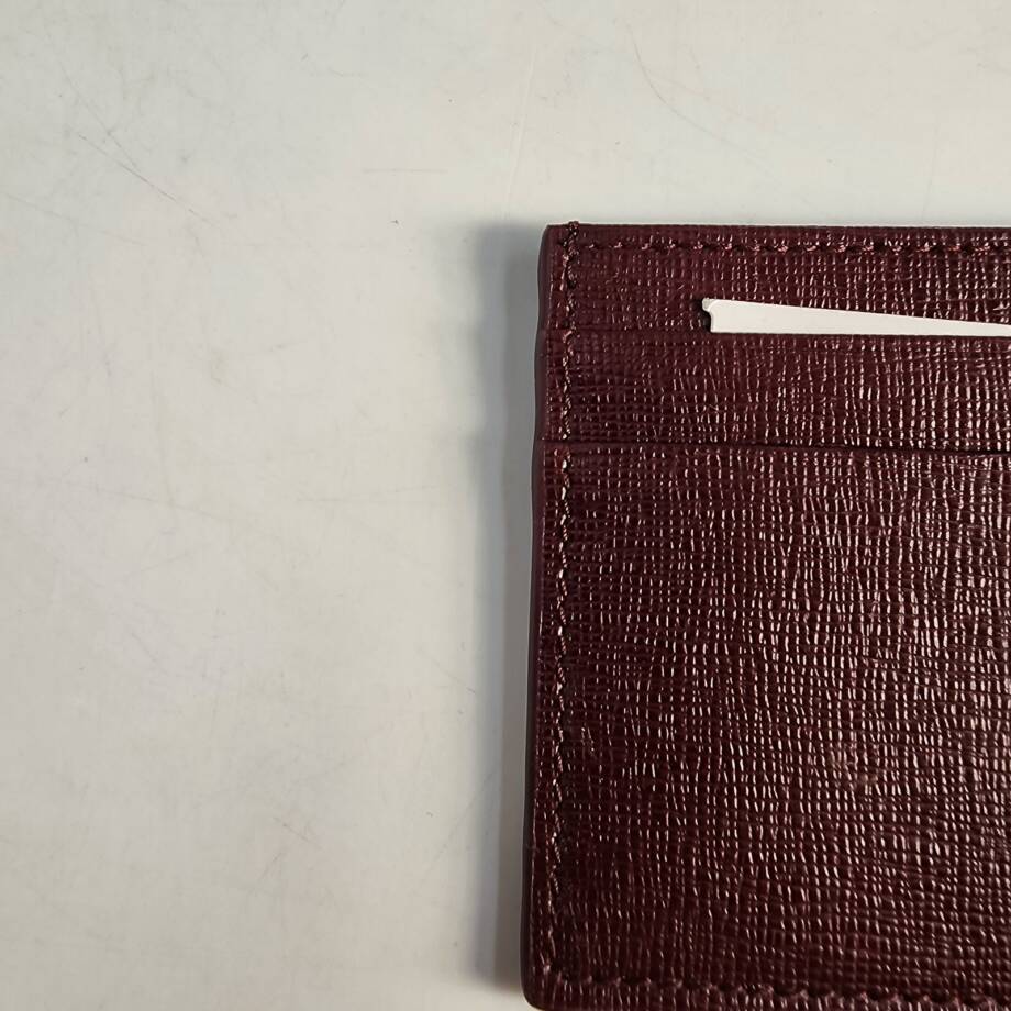 The Men's Store at Bloomingdale's RFID Saffiano Card Case One Size Burgundy