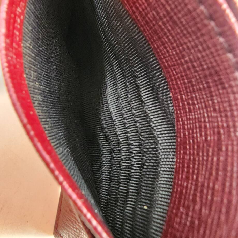 The Men's Store at Bloomingdale's RFID Saffiano Card Case One Size Burgundy