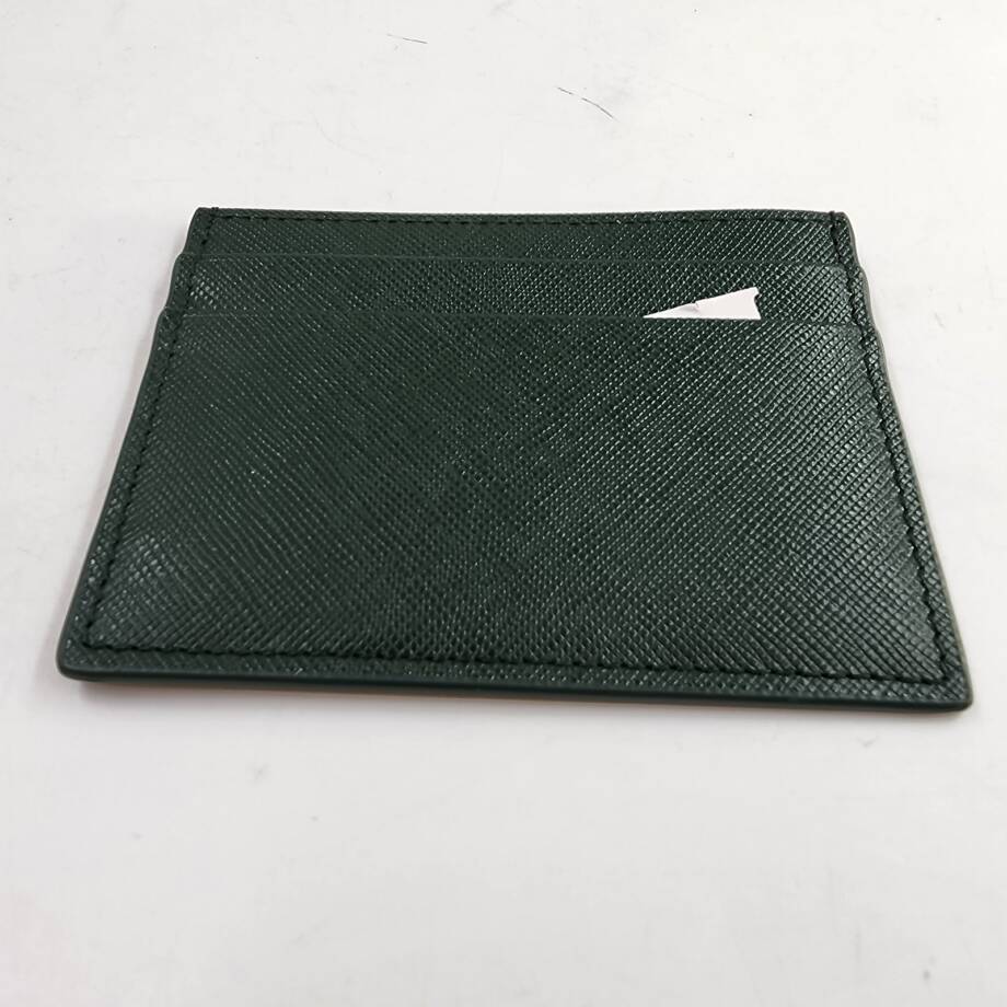 The Men's Store at Bloomingdale's RFID Saffiano Card Case One Size Green