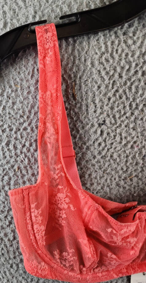 Journelle Romy Demi Bra Women's 36D Hibiscus Adjustable Straps Hook&Eye Closure