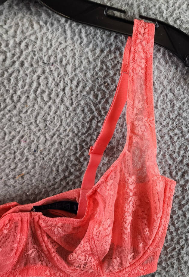 Journelle Romy Demi Bra Women's 36D Hibiscus Adjustable Straps Hook&Eye Closure