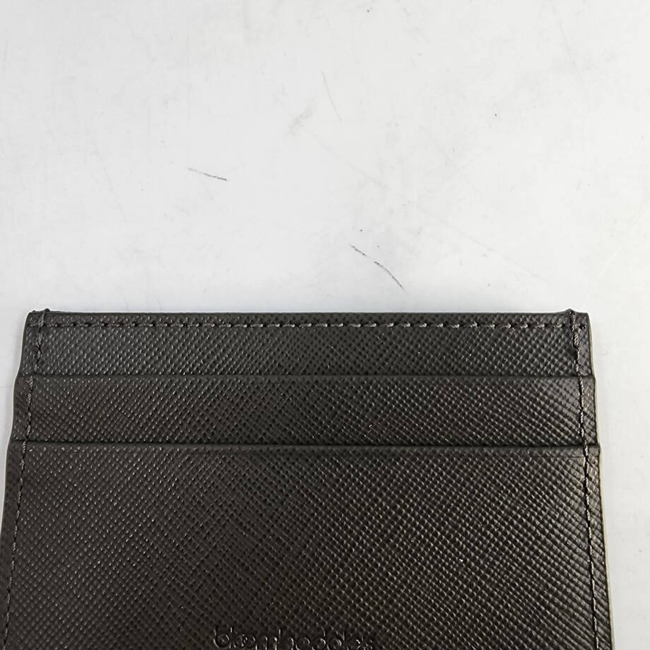 The Men's Store at Bloomingdale's RFID Saffiano Card Case One Size Brown