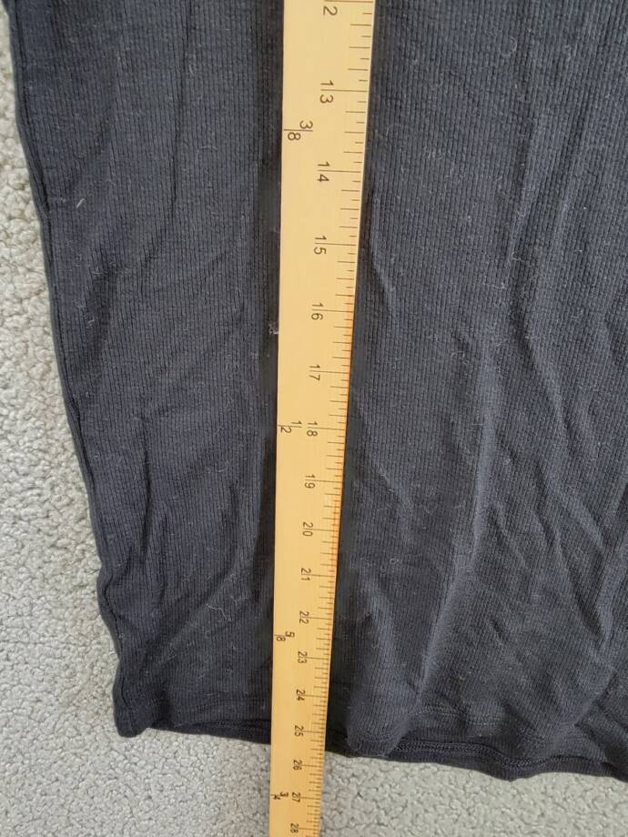 Atm Anthony Thomas Melillo Rib Knit Turtleneck Top Women's M Black Pullover